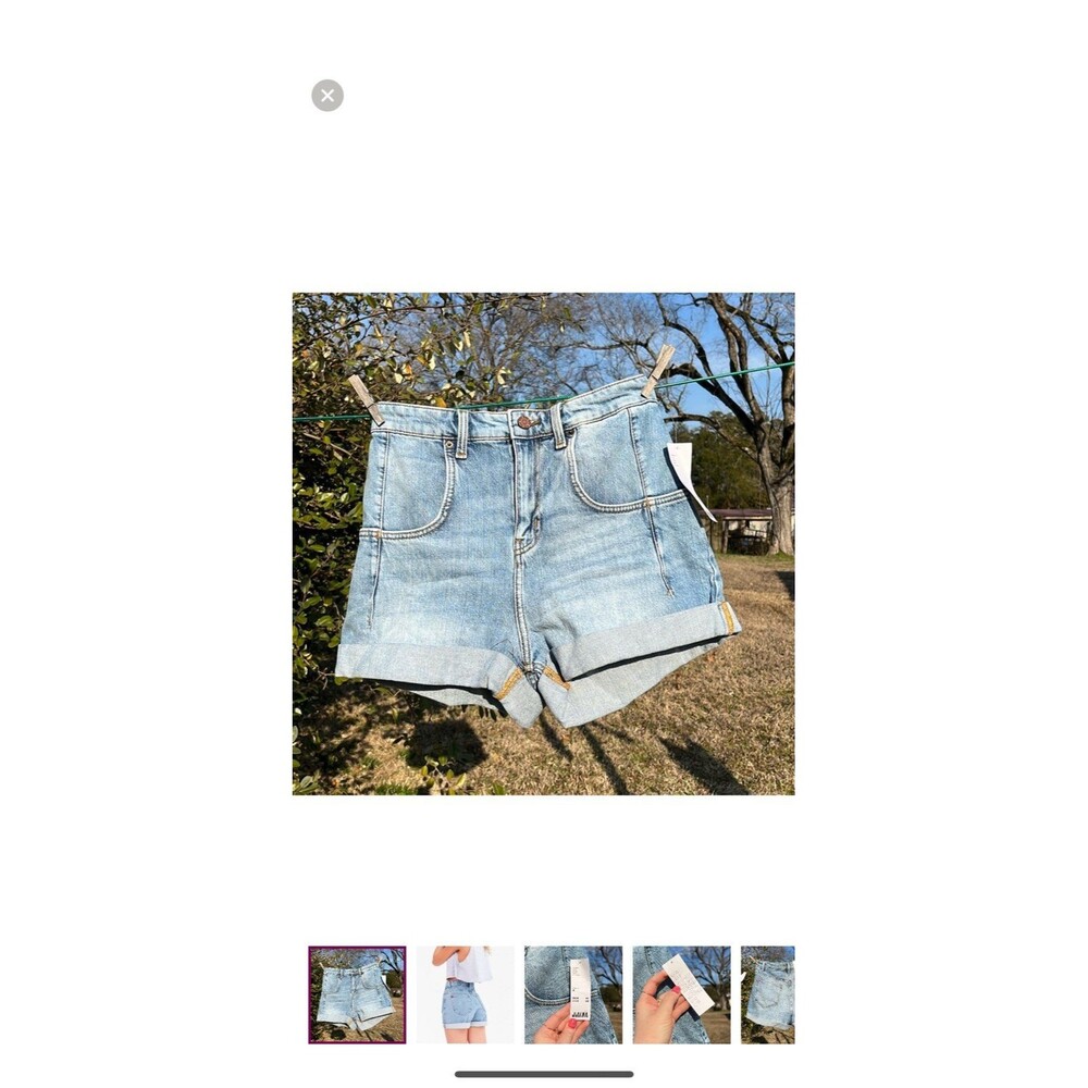 NWT BDG HIGH-RISE STRETCH ROLL HEM SHORT Sz 26 Denim Short from Urban Outfitters